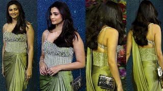 Daisy Shah Looking Simple N Beautiful In Ethnic Wear @ Randeep Hooda Reception Party