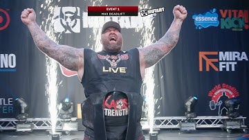 Thor Björnsson NEW DEADLIFT WORLD RECORD 510KG