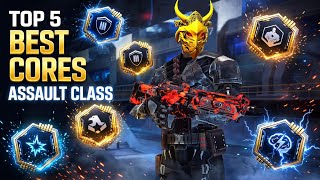 🔥 TOP 5 BEST CORE COMBINATIONS for ASSAULT CLASS | Modern Combat 5 (MC5)