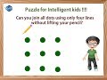 Intelligent puzzle for Kids || Join The Dots || Brain Booster for Kids