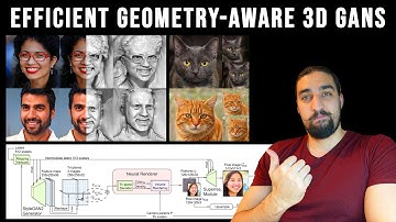 Efficient Geometry-aware 3D Generative Adversarial Networks | GAN Paper Explained