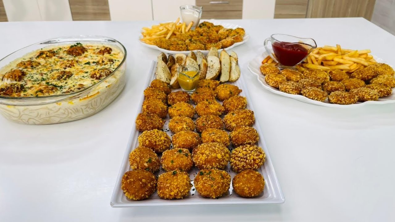 طريقة عمل ناجتس دجاج - ناجتس بجبنة موتزاريلا - ناجتس بسوسيس | سنة أولى طبخ مع الشيف سارة عبد السلام