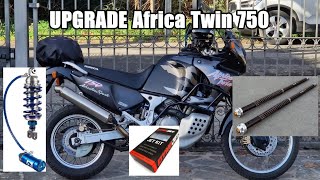 UPGRADE  Honda Africa Twin 750 - sospensioni e kit Dynojet