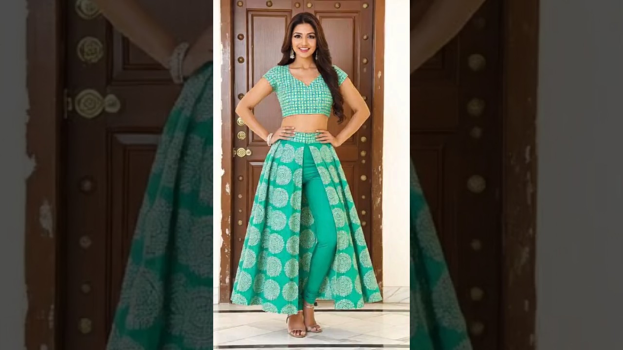 "Trendy Indo-Western Dress for Girls | Party Wear Collection 2025"