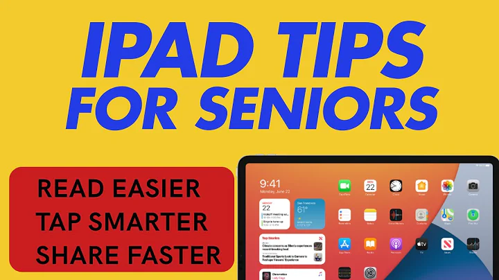 iPad Tips for Seniors: Read Easier, Tap Smarter, Share Faster