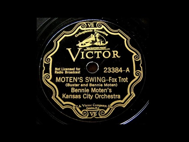 Sleduj Moten Swing - Bennie Moten, Hot Lips Page, Count Basie  1932 na YouTube