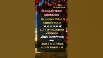 LỜI CÁC CỤ XƯA DẠY KHÔNG BAO GIỜ SAI | Lâm Thanh Tài Channel #baihoccuocsong