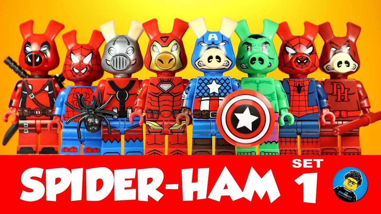 lego spider ham minifigure