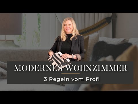 Video: Modernes Wohnzimmer-Innenarchitektur