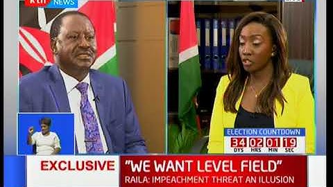 "We would like to realize the Kenyan dream coined by our forefathers" Raila Odinga part 3