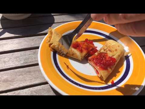 Video: Hefepfannkuchen Mit Roter Johannisbeere