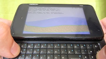 Bloboats on n900 (gl with glshim)