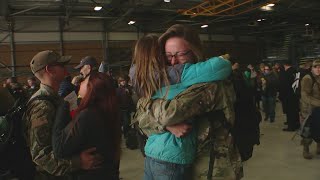 More than 100 Air force Reserve Airmen Returned From Deployment