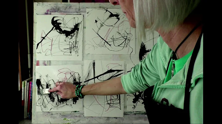 Abstract Art Mark Making - warm up 1