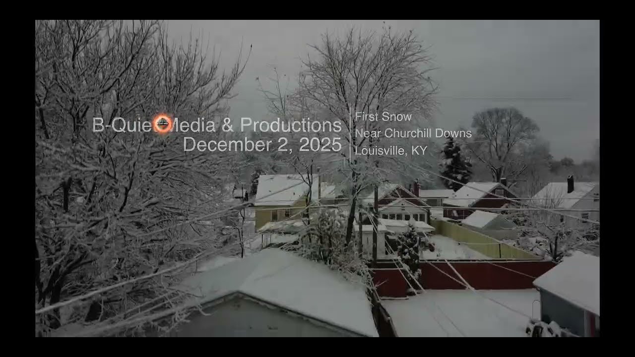 Droning right after our first snowfall for the season. (12-2-25) - YouTube