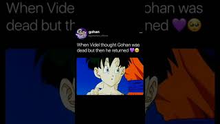 When Videl Thought Gohan Was Dead Vishal Chan Amv 