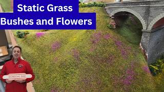 Static Grass Bushes and Flowers For Your Model Railway