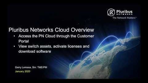 Pluribus Networks Cloud Overview