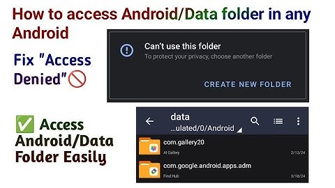 How to fix “Access Denied” in Android/data Folder using Z Archiver || No Root