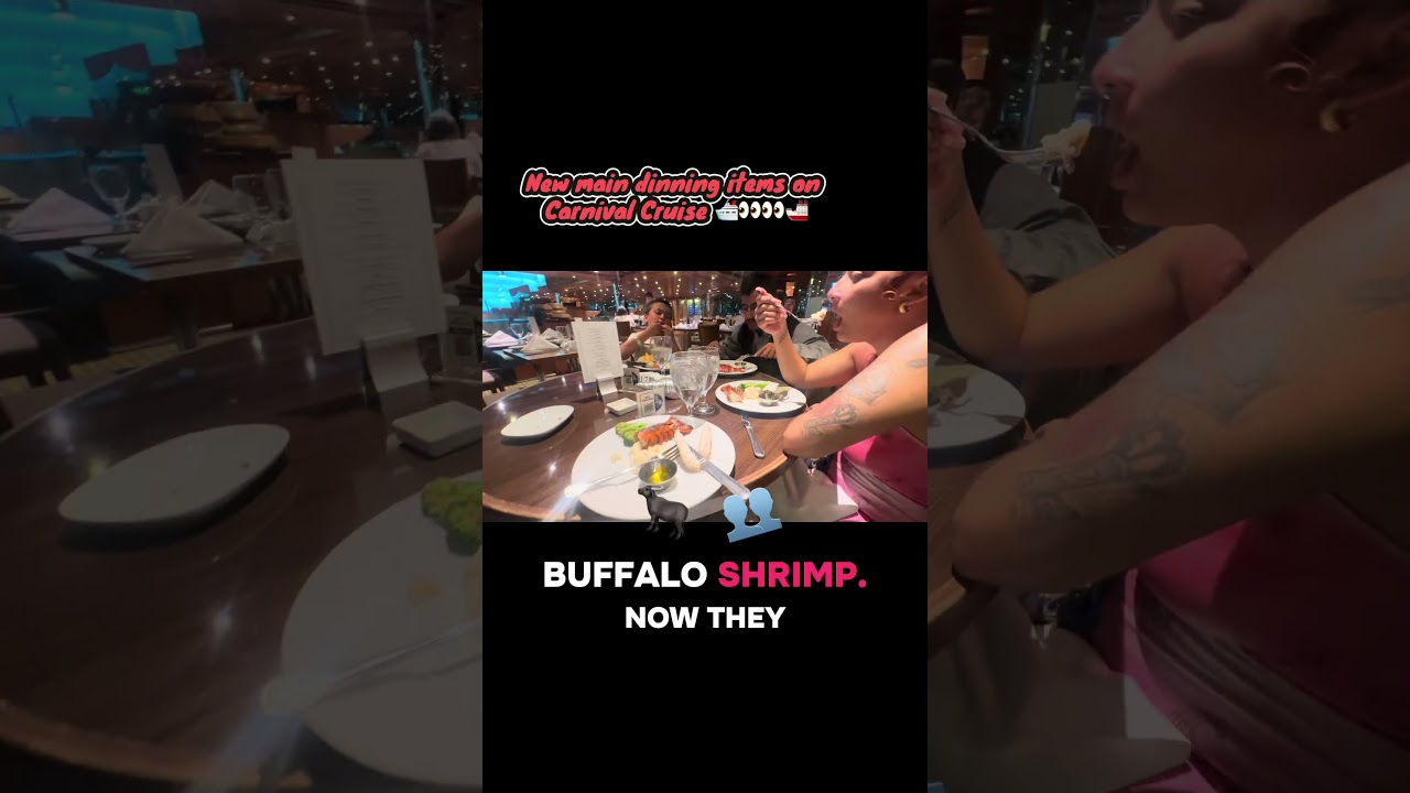 New menu items on carnival cruise #carnivalcruise #eating #food #explore #vacation #trynottolaugh