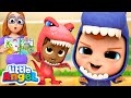 We Are Little Dinosaurs! | A Dinosaur Song | Little Angel Kids Songs