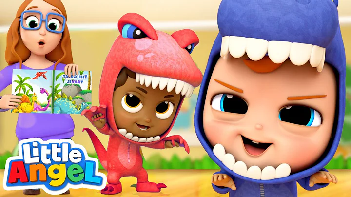 We Are Little Dinosaurs! | A Dinosaur Song | Little Angel Kids Songs