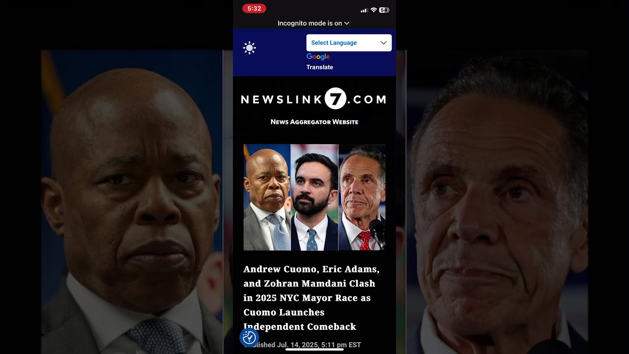 Cuomo Adams Mamdani Clash In 2025 NYC Mayor Race As Returns News Noticias