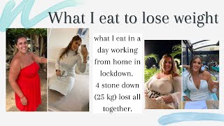 WHAT I EAT IN A DAY TO LOSE WEIGHT | LOCKDOWN | SLIMMING WORLD