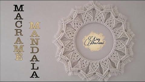 DIY macramé mandala #1 | Livy Macramé