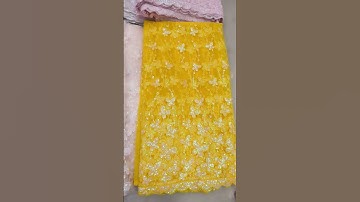 rainbow sequence work net fabrics ₹250 per meter wholesale price loose cutting 20 extra per meter