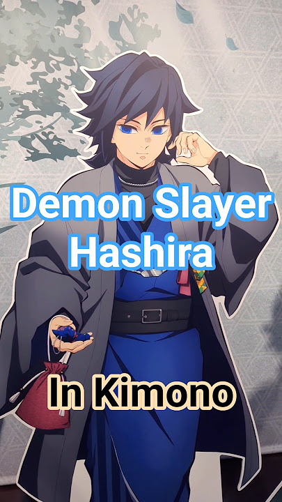 Demon Slayer Hashira In Kimono! Loving Gyomei Himejima's Colour And Style! #DemonSlayer #Shorts