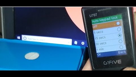 how to turn off auto keypad lock in gfive u707 !! gfive u707 mobile me auto keypad lock kaise hataye