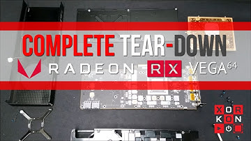 RX Vega 64 Complete Tear-down - time lapse video