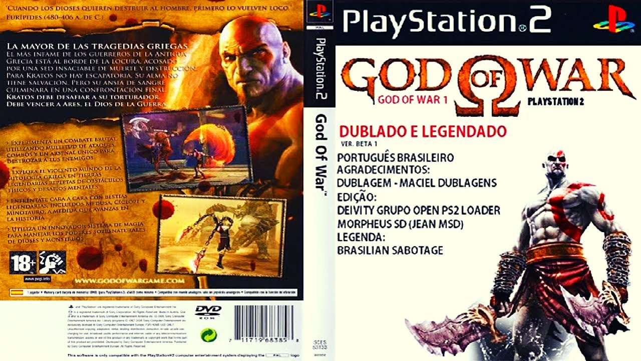 God of War 1 Dublado (PT-BR)
