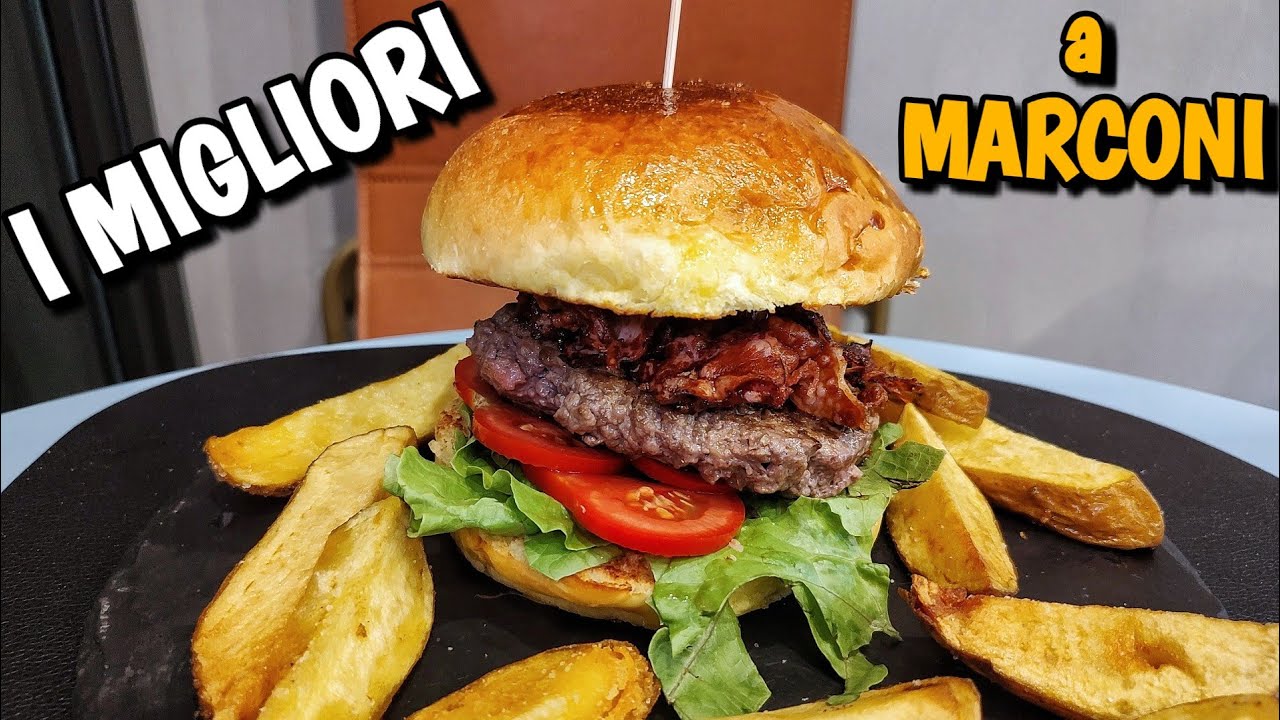 I 2 MIGLIORI HAMBURGER di Roma Quartiere Marconi YouTube