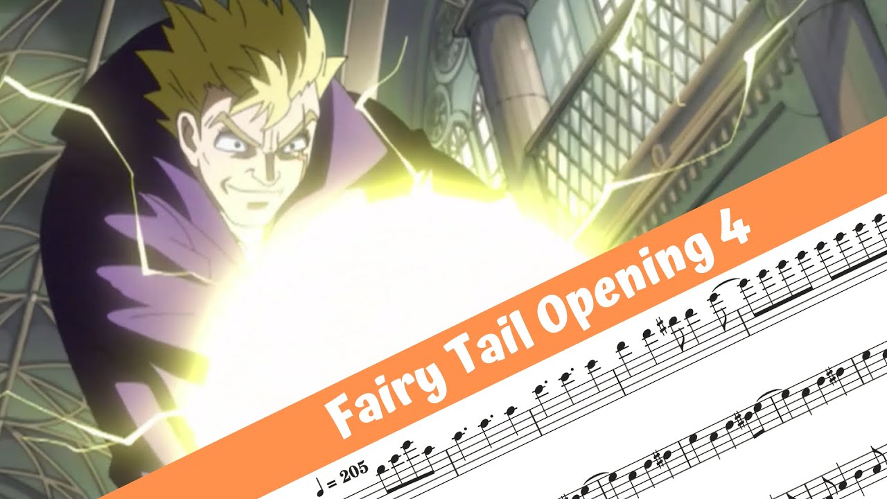 Fairy Tail Opening 4 Flute Youtube