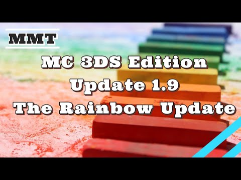 Minecraft New Nintendo Edition 3ds Edition Update 1 9 The Rainbow Update Masterofmanytalents Youtube