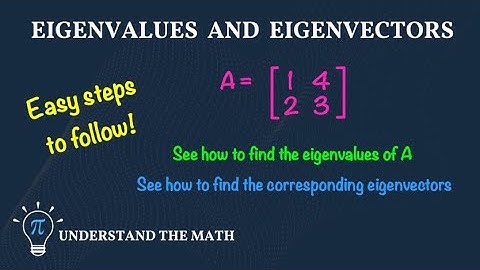 How to Find Eigenvalues and Eigenvectors in Just 5 Minutes!