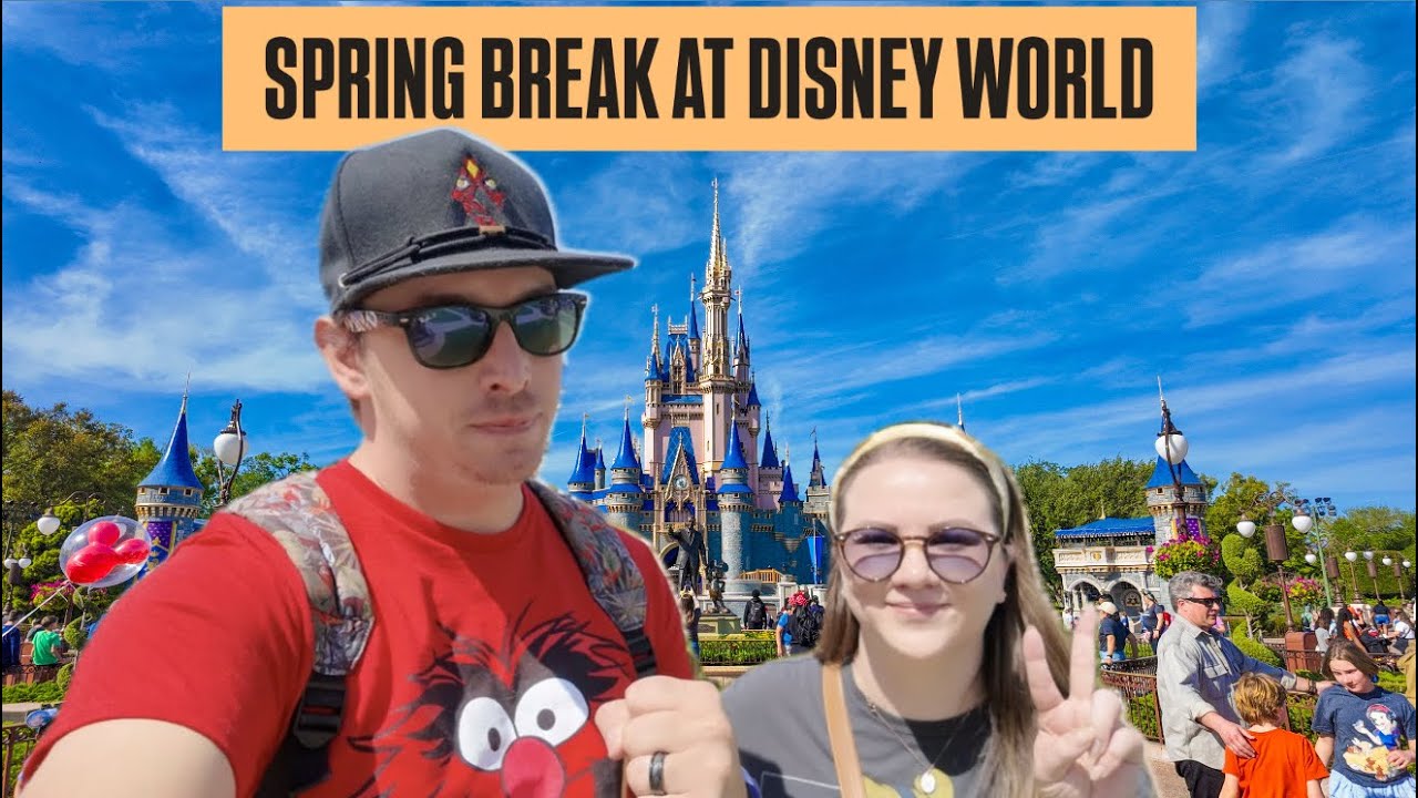 SPRING BREAK at Walt Disney World! Magic Kingdom crowds vs Disney ...