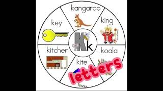 (K) تعليم كتابة حرف (k) للاطفال _تعليم الحروف الانجليزية للاطفال