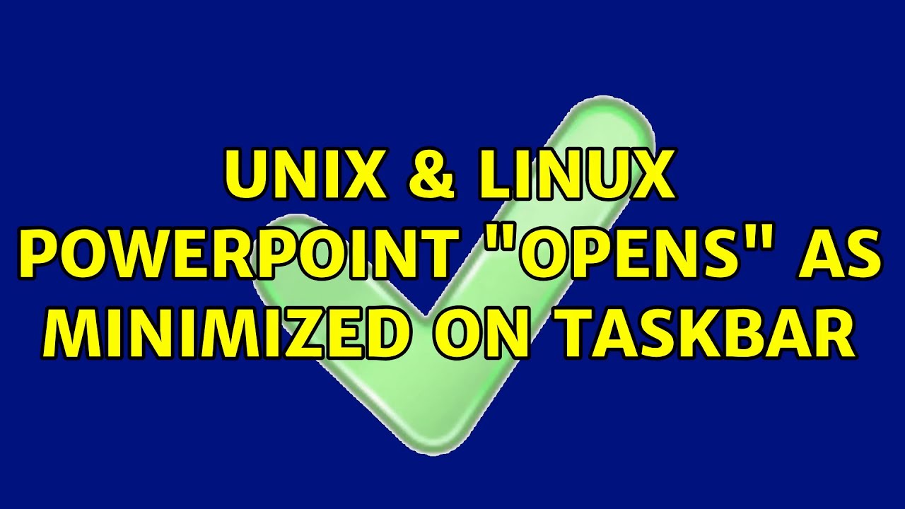 Unix & Linux: PowerPoint 