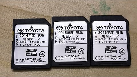 Toyota NSCP W64 latest navigation English sd map card various version
