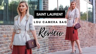 NEW! EVERYDAY LUXURY 2022  YSL Saint Laurent Lou Camera Bag Unboxing &  Review + What FITS in my Bag 