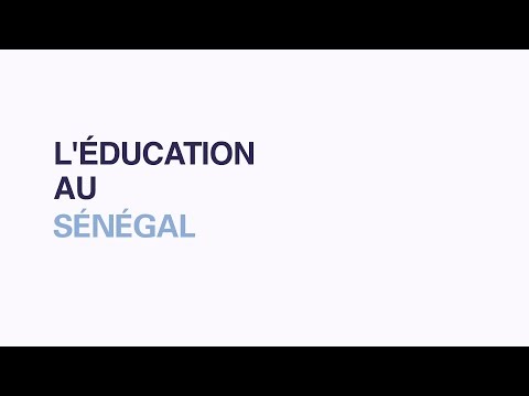 L'Éducation au Sénégal