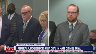 Ahmaud Arbery killing: Federal judge rejects plea deal in hate crimes trial | LiveNOW from FOX