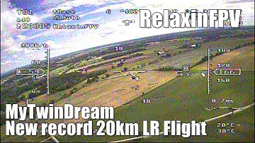 🛫 MTD FPV -  Long range personal record @ 20km - Pitlab + Dragon link