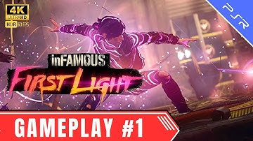 Unleash Your Powers: InFamous First Light Gameplay Part 1 - Full Game Walkthrough in 4K 60FPS HDR!