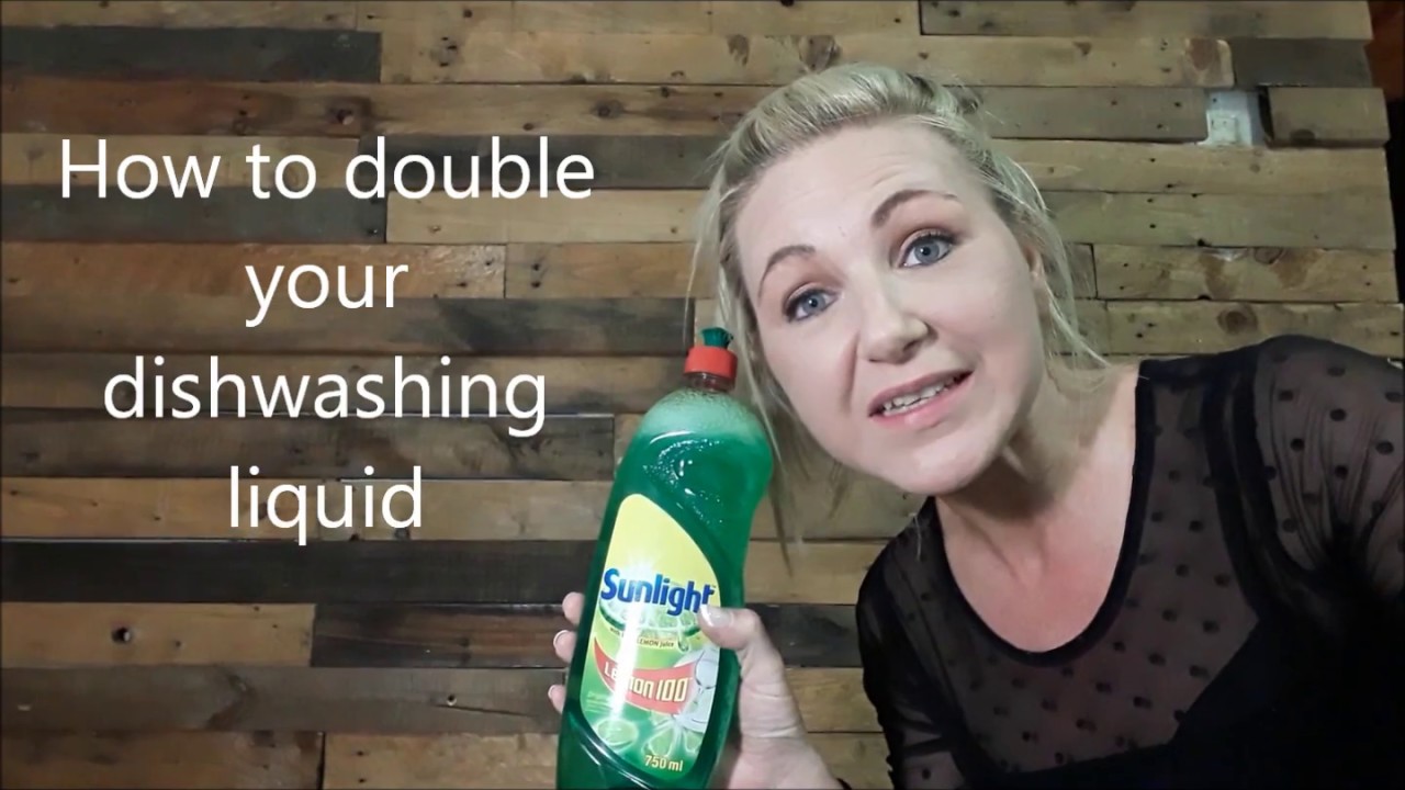 How to DOUBLE your DISHWASHING Liquid and SAVE money!!!!!! YouTube