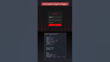 Animated Signin Page #animation #animated #webdevelopment #coding #programming #programmer #css #css