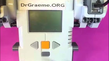 4.3 Teaching your first EV3-G Lego Mindstorms NXT Robot to Move - step 3 of 4